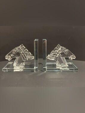 Set of Horse Head Bookends